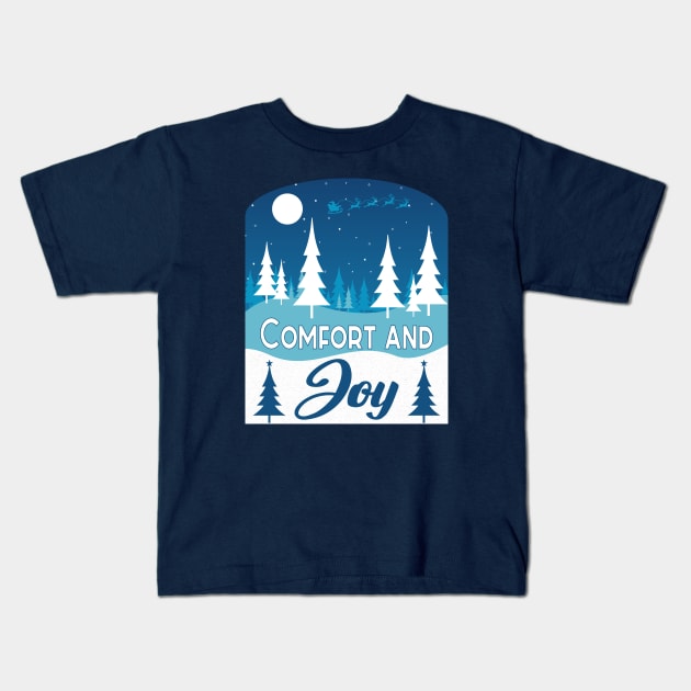 Christmas Comfort and Joy Kids T-Shirt by Blended Designs